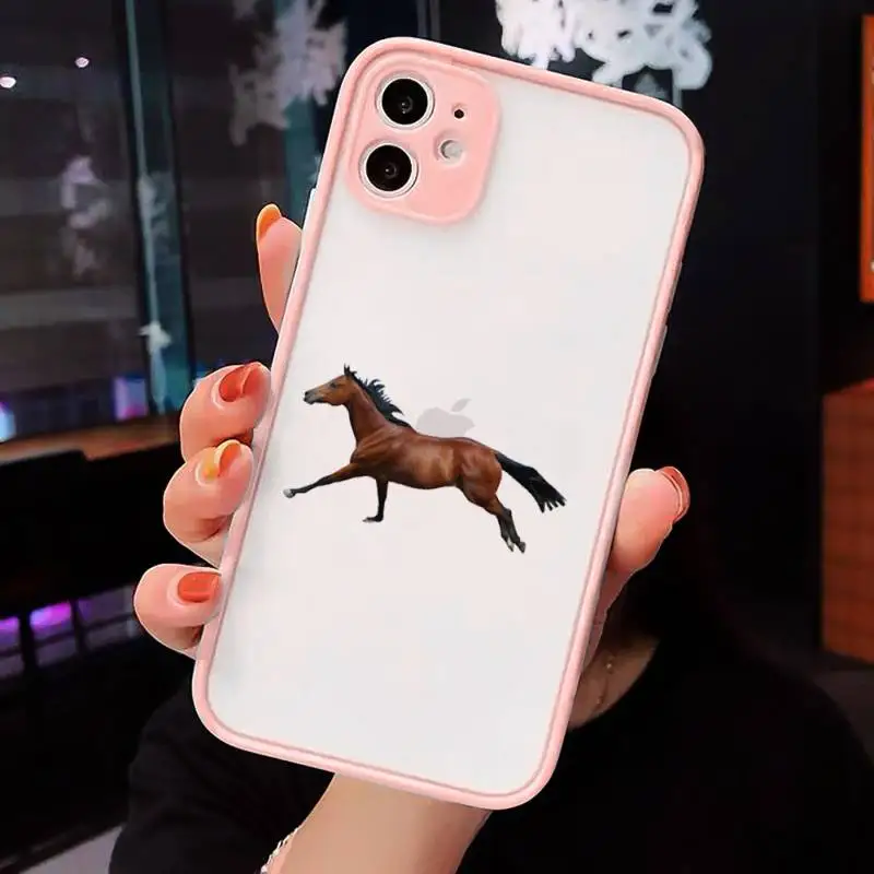 

Frederik The Great beauty horse Phone Cases matte transparent For iphone 7 8 11 12 plus mini x xs xr pro max cover