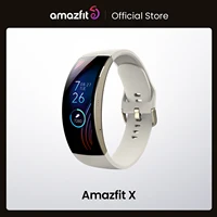 New Amazfit X Smartwatch Global Version Sleep Monitoring Curved Screen Titanium Body 5ATM Water Resistant Multi Sports Modes
