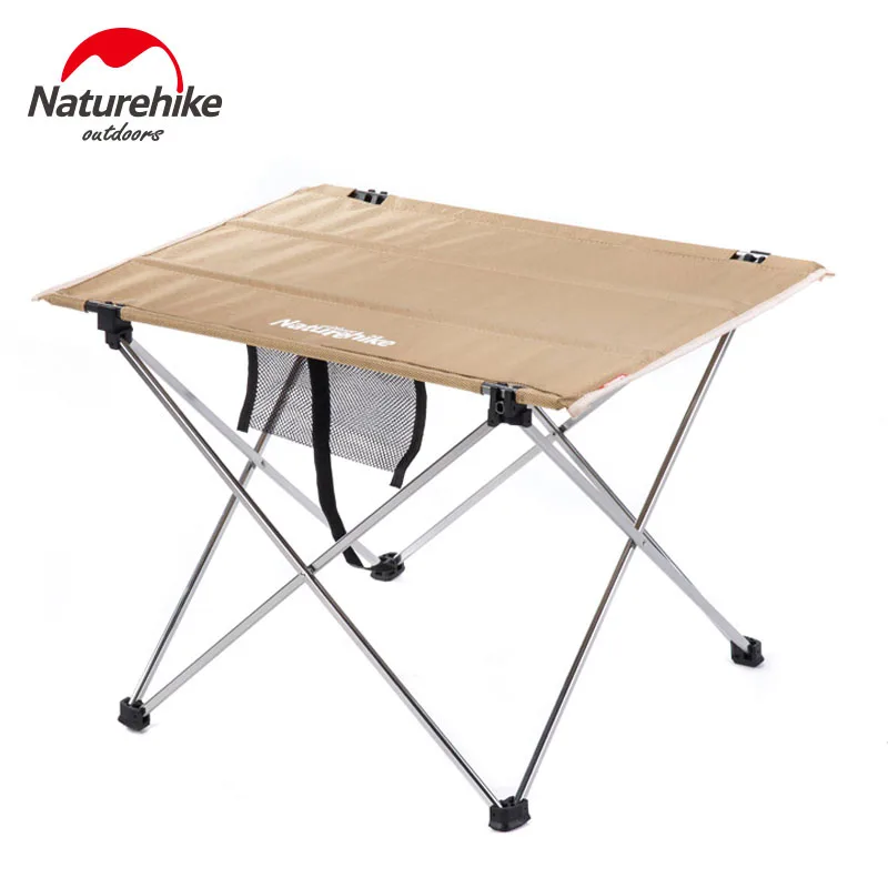 

Naturehike открытый кемпинг портативный складной стол дикая Столовая стол для пикника ультра-светильник пляжный складной Чай Кофе алюминиевый ...