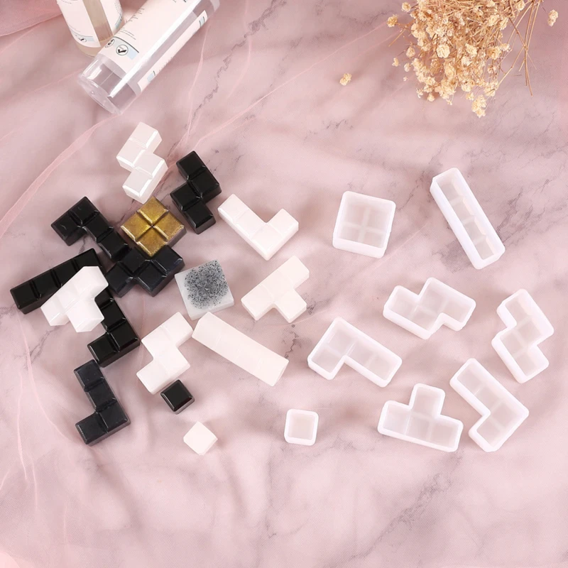 Качественные силиконовые формы поднос для Тетрис сделай сам инструменты