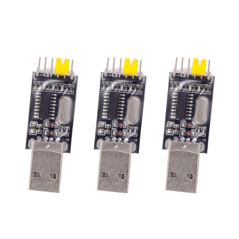 

3 шт., модуль адаптера преобразователя USB в RS232 TTL/модуль преобразователя USB TTL UART, модуль CH340G, переключатель 3,3 В, 5 В