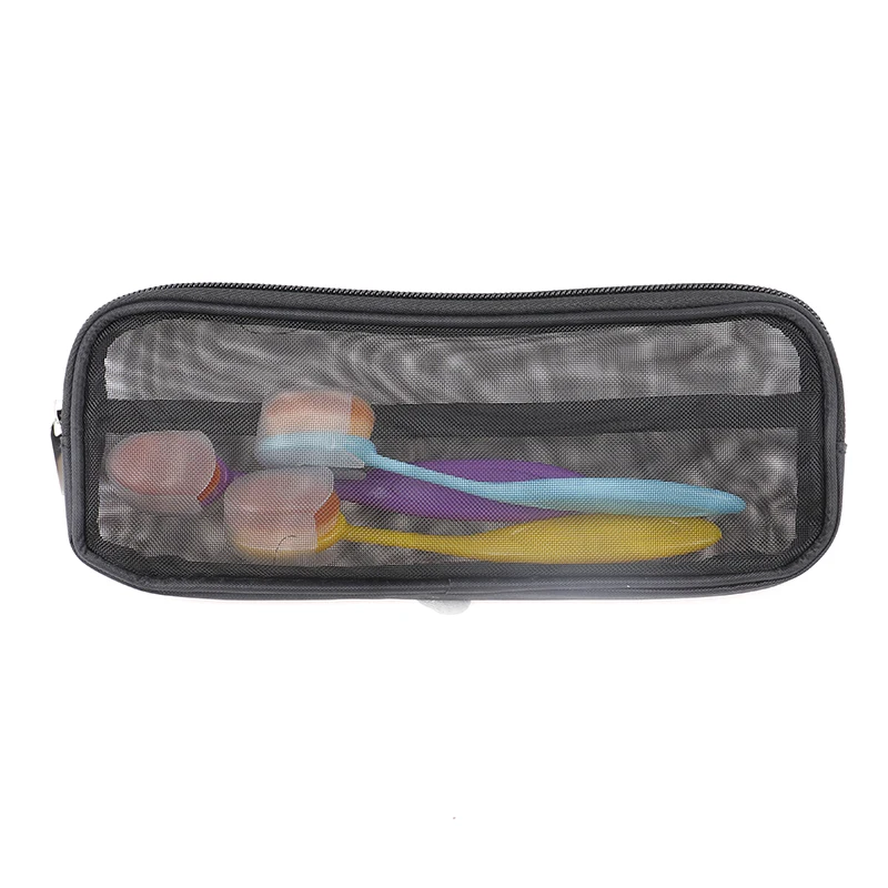 Чехол для косметических кистей органайзер сетчатый чехол хранения