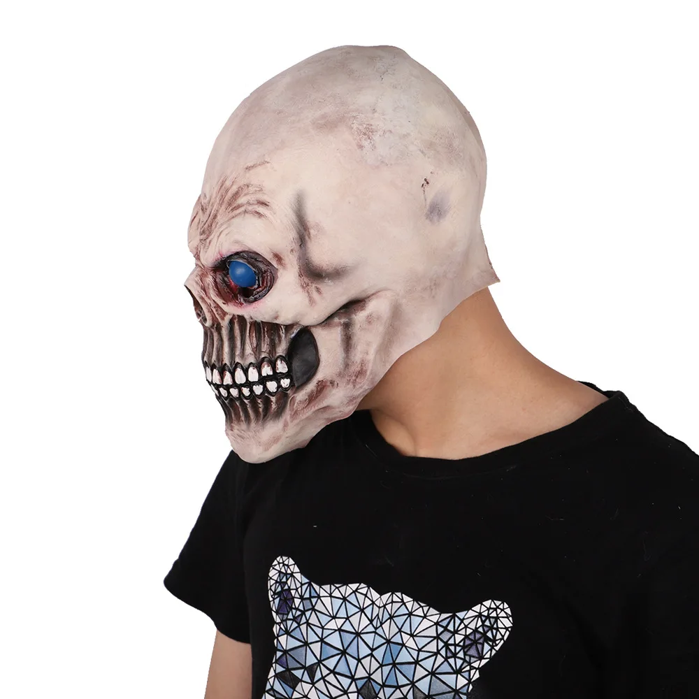 Чехол со скелетом и черепом для головы злых духов Knight Ghost Rider латексная маска