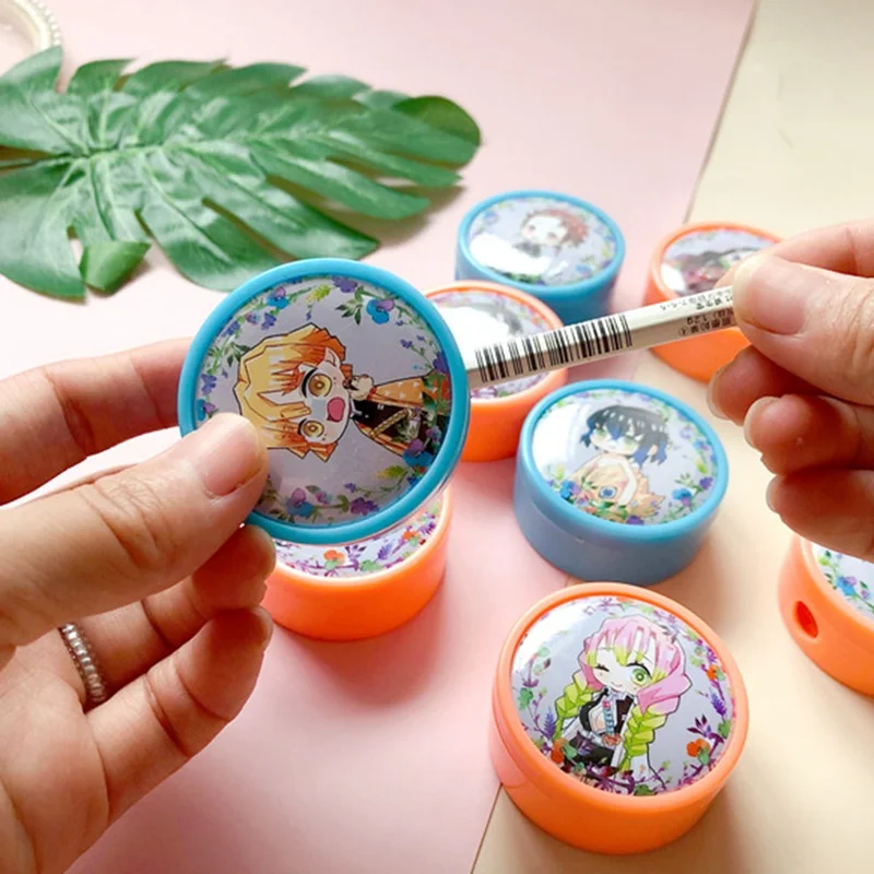 

Anime Demon Slayer pencil sharpener cute cartoon printing peripheral stationery