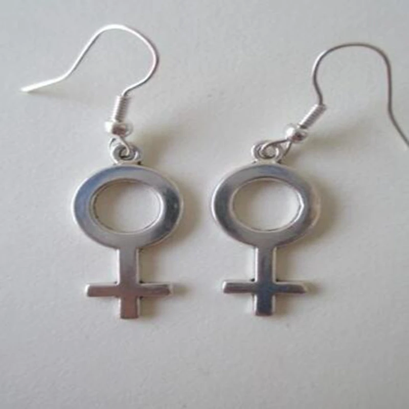 В винтажном стиле сапоги в панковском женские символ висячие серьги буддистские