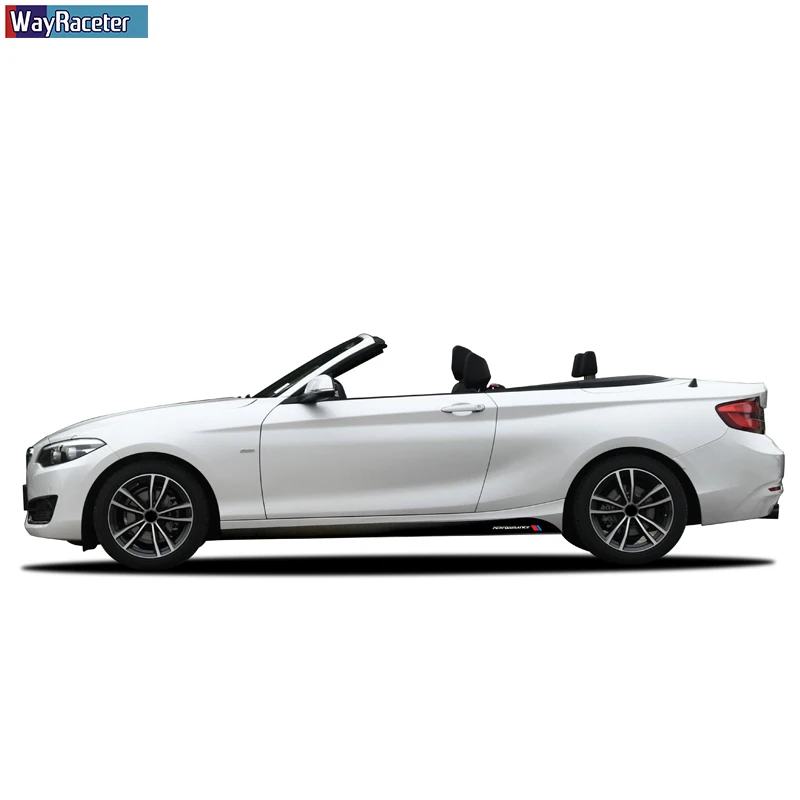 Наклейки в полоску на дверь автомобиля 2 шт. наклейки для BMW серии F22 Coupe F23 228i M235i M240i