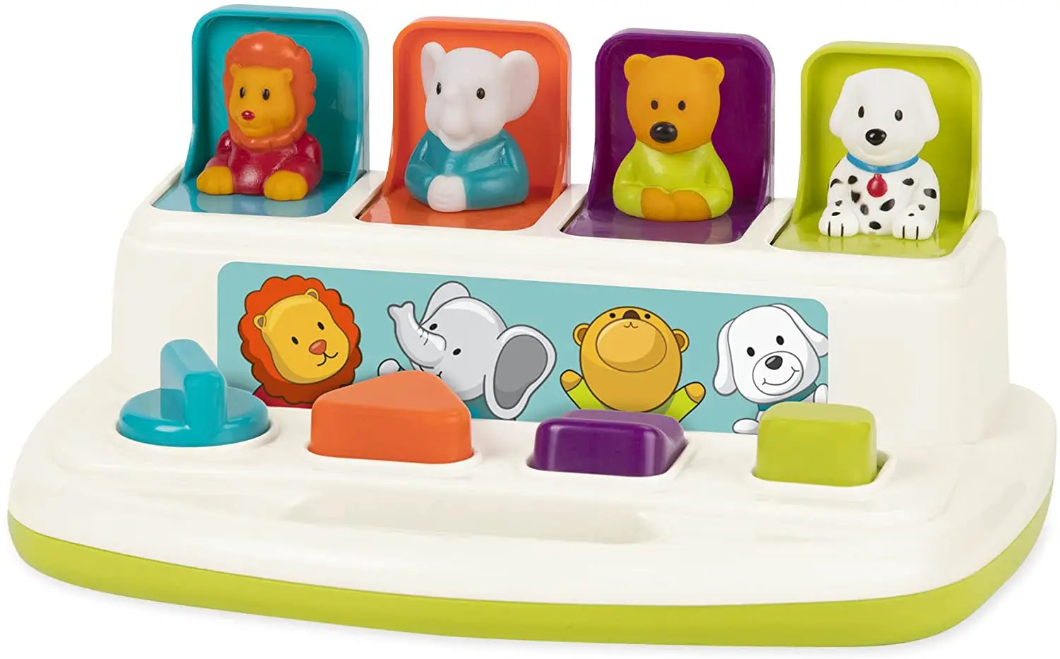

Pop-up Friends-Colorful Classified Animal Push-Pull and Pop-up Toys Suitable for Children 18 Months and Older