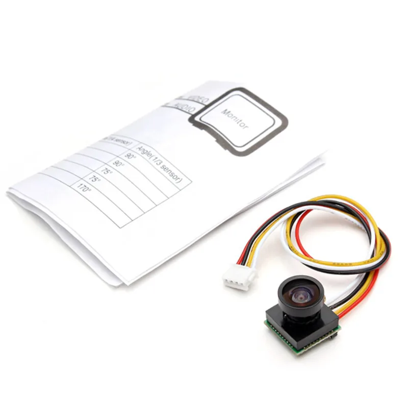 600TVL 1 8 мм 1/4 CMOS 120 градусов широкоугольный объектив Микро FPV камера PAL/NTSC 3 7 5 в для