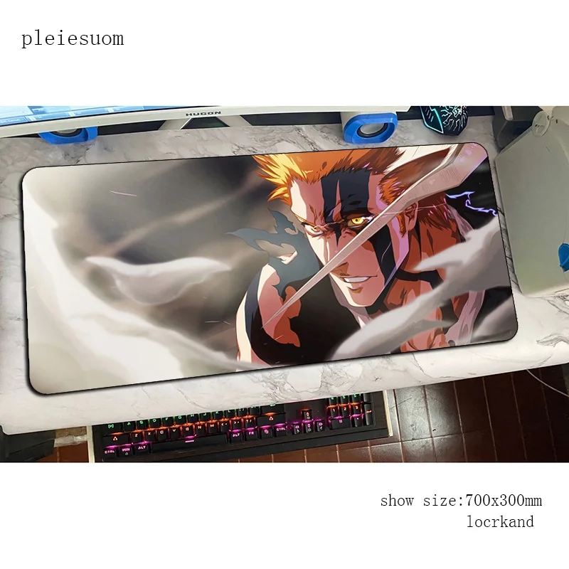 

Ichigo Kurosaki mouse pad gamer 800x300x3mm Boy Gift notbook mouse mat gaming mousepad Personality pad mouse desk padmouse mats