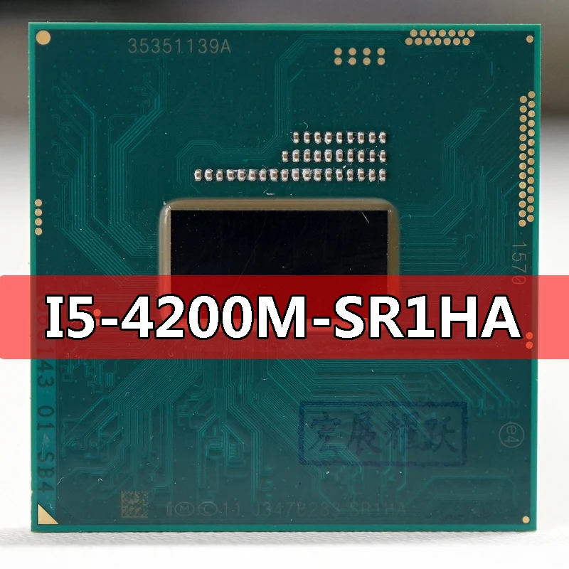 Процессор Intel Core I5 4200M SR1HA процессор i5 Ноутбук гнездо G3 rPGA946B подходит для HM86/HM87