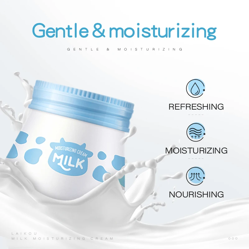 

LAIKOU Milk Face Cream Whitening Anti-Aging Anti Wrinkle Moisturizing Nourish Day Creams Face Care Skin Care Beauty New TSLM1