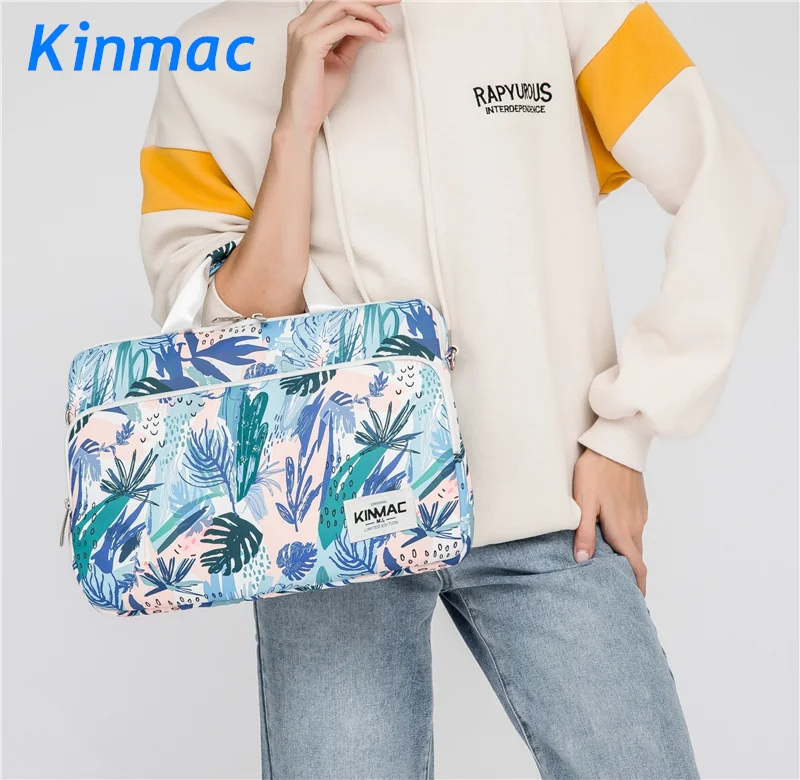 

Brand Kinmac Waterproof Messenger Laptop Bag 13,13.3 inch, Blue Bottom Seaweed Lady Man Case For MacBook Air Pro, Dropship F117