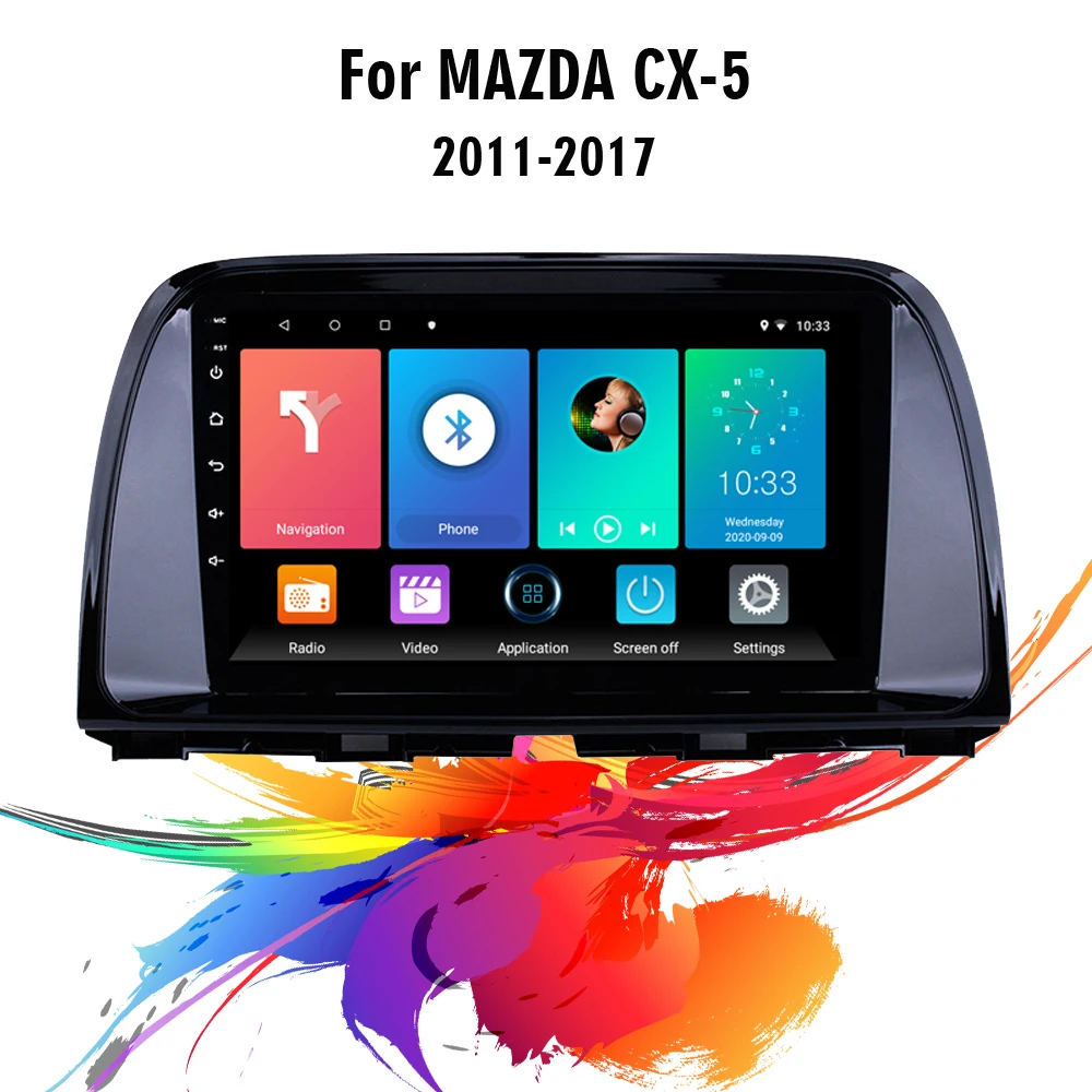

Easteregs 2 DIN Android car multimedia player WIFI gps navigation stereo For Mazda CX5 CX-5 CX 5 2012-2017 Head Unit With Frame