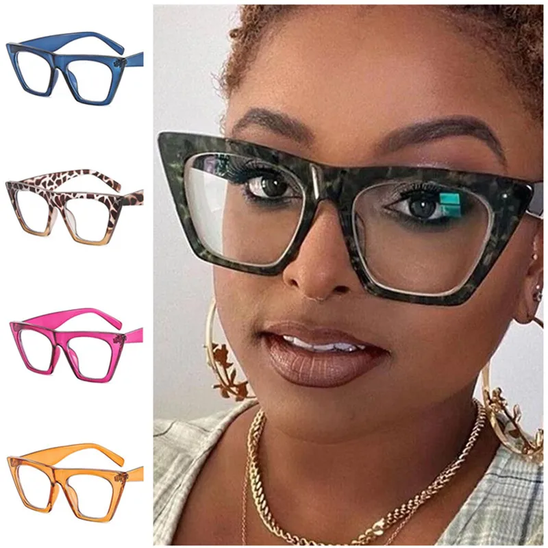 

Fashion Anti-Blue Eyeglasses Women & Men Optical Eyewear Unisex Super Light Spectacles Simplicity Cat Eye Glasses