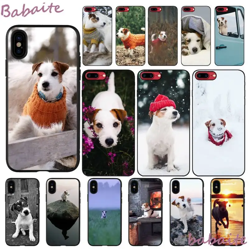 

Babaite Jack Russell Terrier Dog Phone Case shell cute For iPhone 6 6S Plus case for iPhoneX XS MAX SE XR 12 Pro max