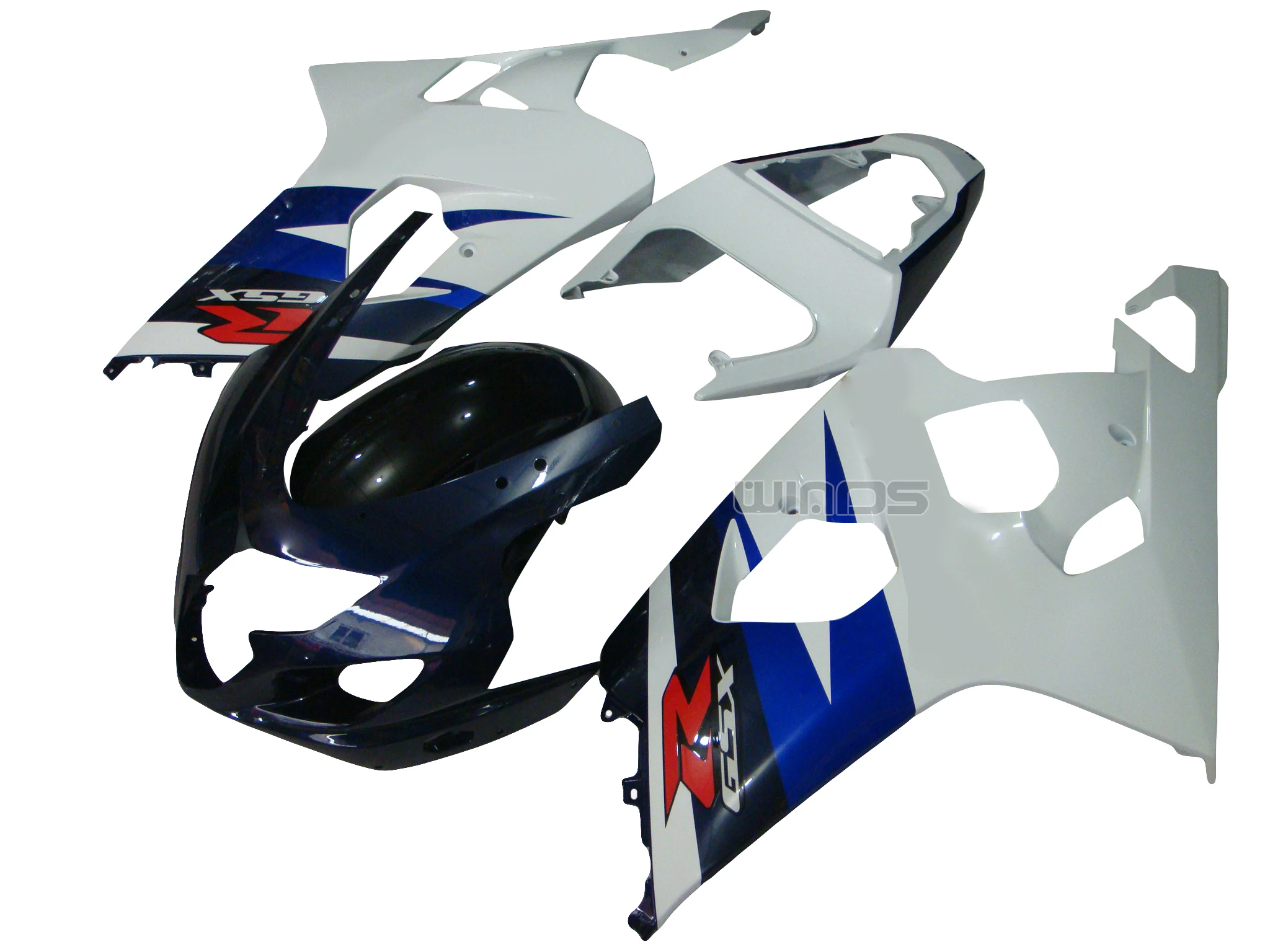 

Body Frame for Suzuki GSXR600 GSXR750 K4 2004 2005 Glossy White Blue