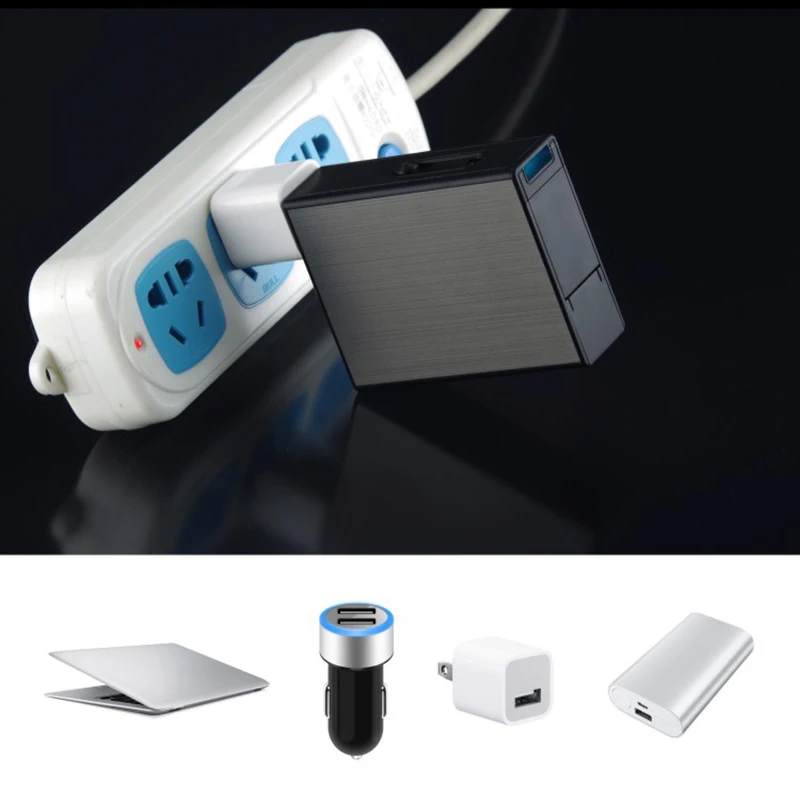 Новинка 20 упаковок металлический чехол для сигарет USB зарядка Электронная
