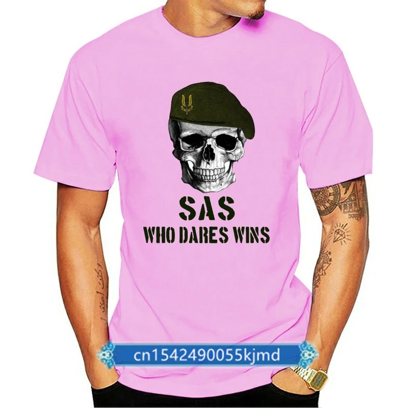 

SAS BRITISH SPECIAL FORCES - NEW COTTON GREY O-NECK TSHIRT