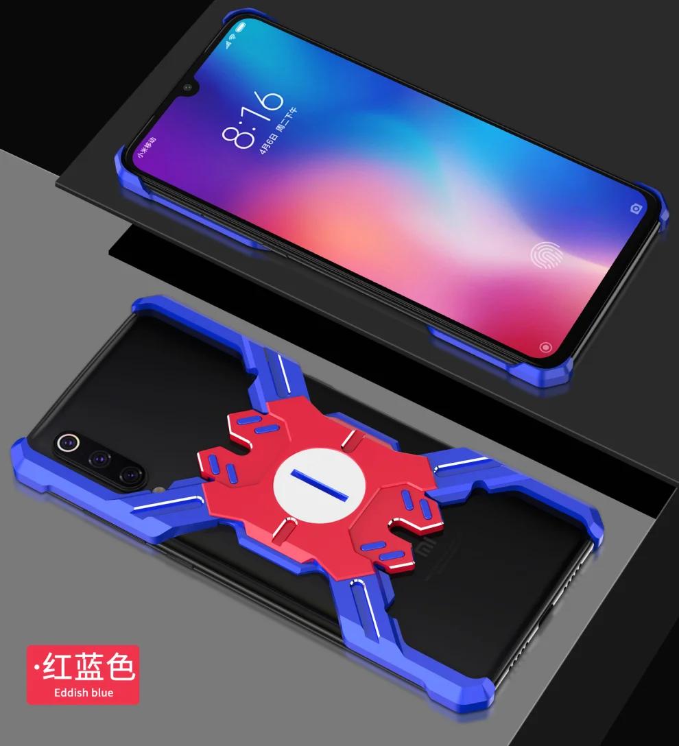 Герой Marvel элементы Алюминиевый металлический бампер чехол для Xiaomi mi 9 mi 9 тонкий жесткий защитный бампер для телефона Xiaomi mi 9