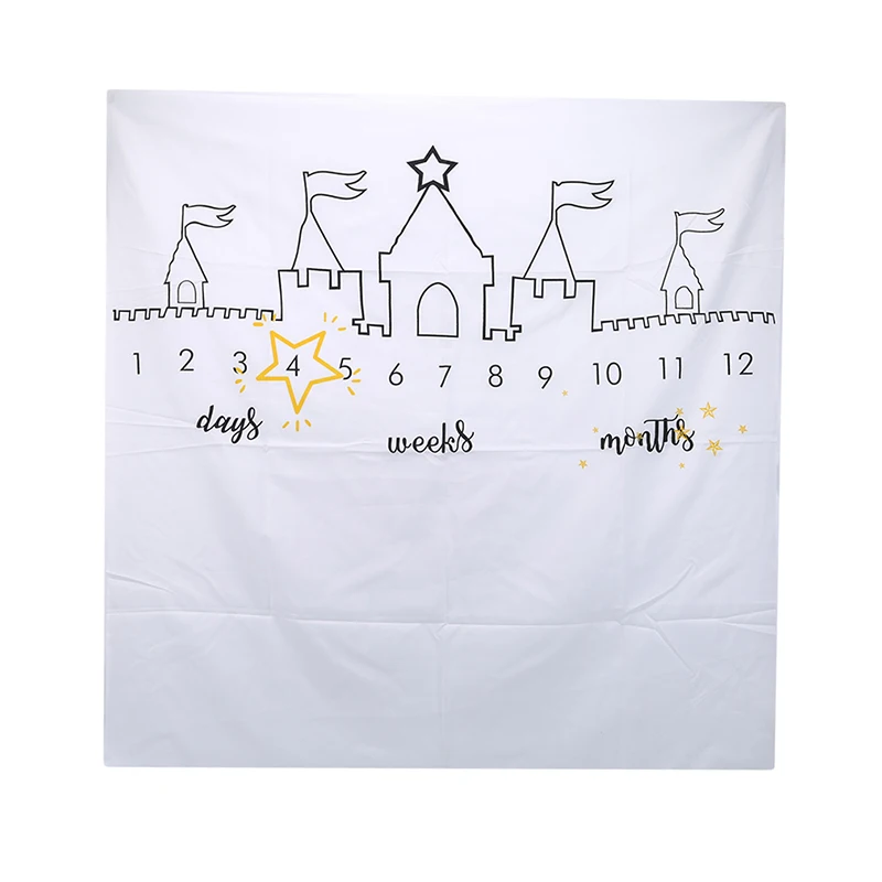 Четырехслойное Марлевое банное полотенце с принтом для младенцев без