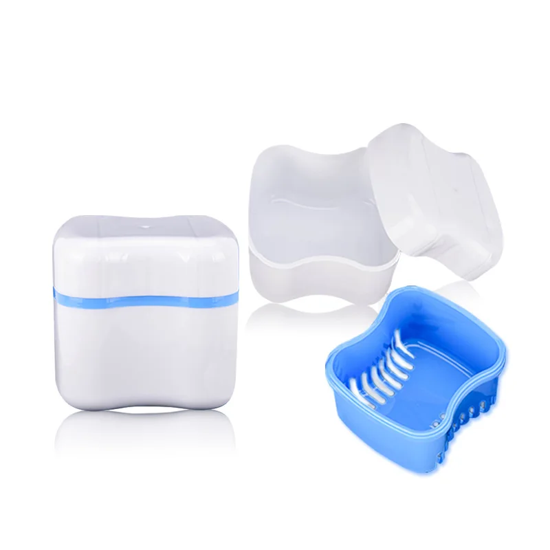 

10 шт для хранения протеза коробка с корзины для ополаскивания протез чашки для ванной держатель зубного протеза для путешествий фиксатор д...