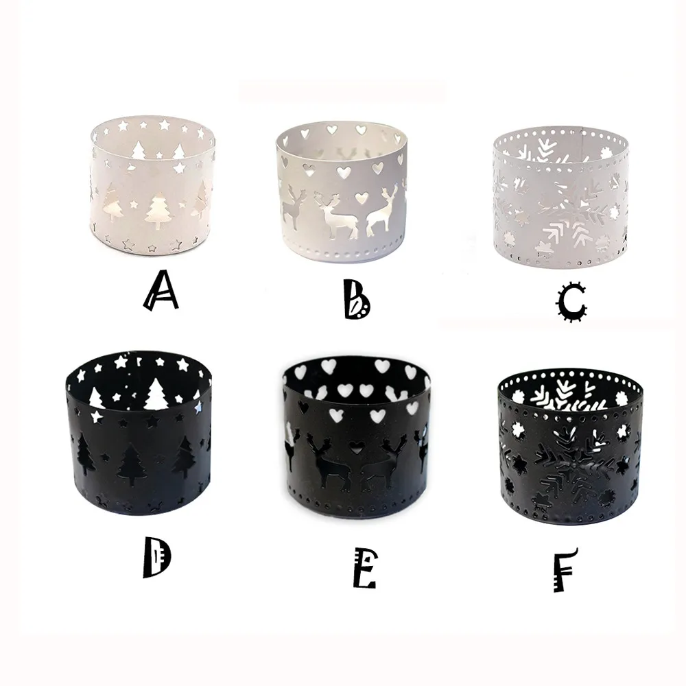 Рождественский полый подсвечник креативный Декор украшение для вечеринки