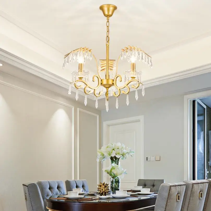 Хрустальная люстра для гостиной роскошные светильники помещений хрустальные