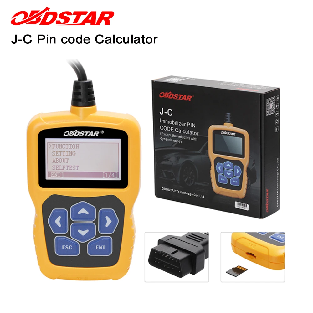 OBDSTAR J-C контактный Код Калькулятор иммобилайзер инструмент без жетона лимит для Audi/для Chrysler/для hyundai/для Kia обновление онлайн