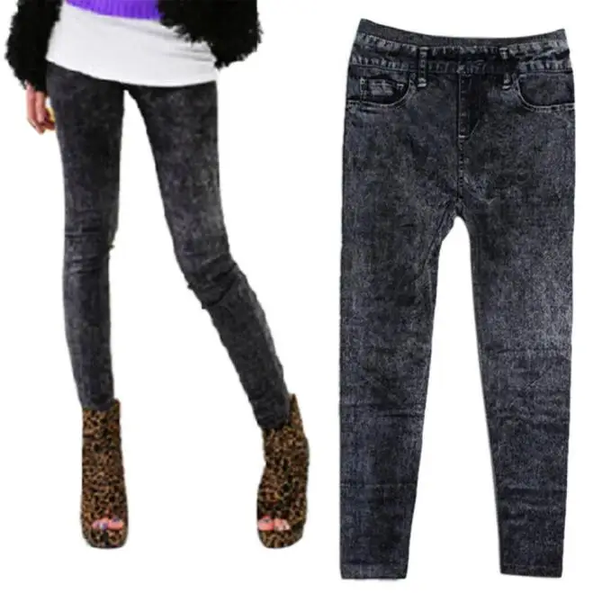 Gray Nice Stretchy Jeans Women Look Fashion Jeans For Women Sexy Slimming Skinny Leg Pants Hole Jeans mujer - Цвет: Gray