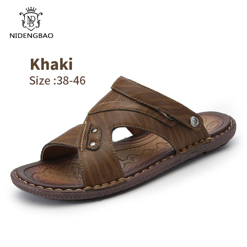 Сандалии мужские мягкие Нескользящие Повседневная Удобная дышащая обувь