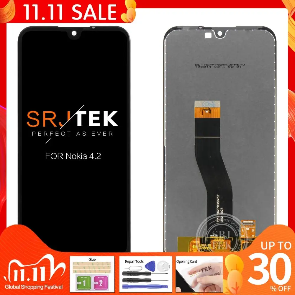 

NEW Tested For Nokia 4.2 LCD N4.2 Touch For Nokia 3.2 Display Digitizer Assembly Glass Sensor Replacement For Nokia 2.2 Screen