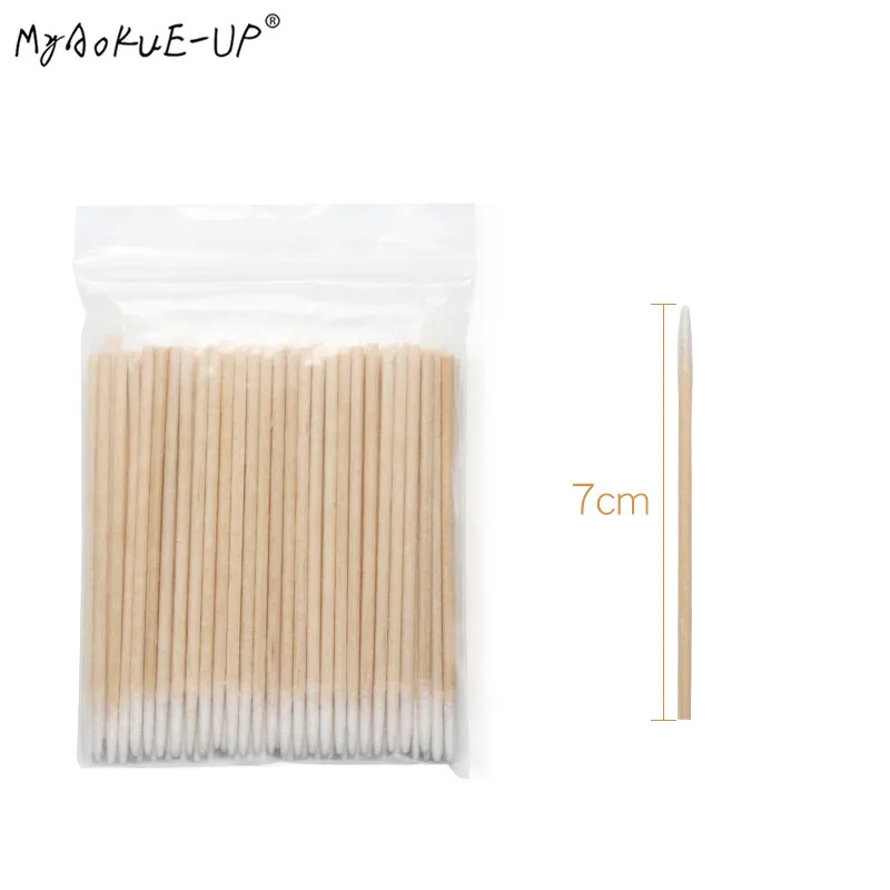 Одноразовые хлопковые щетка-тампон ультрамаленькие безворсовые Микро Кисти