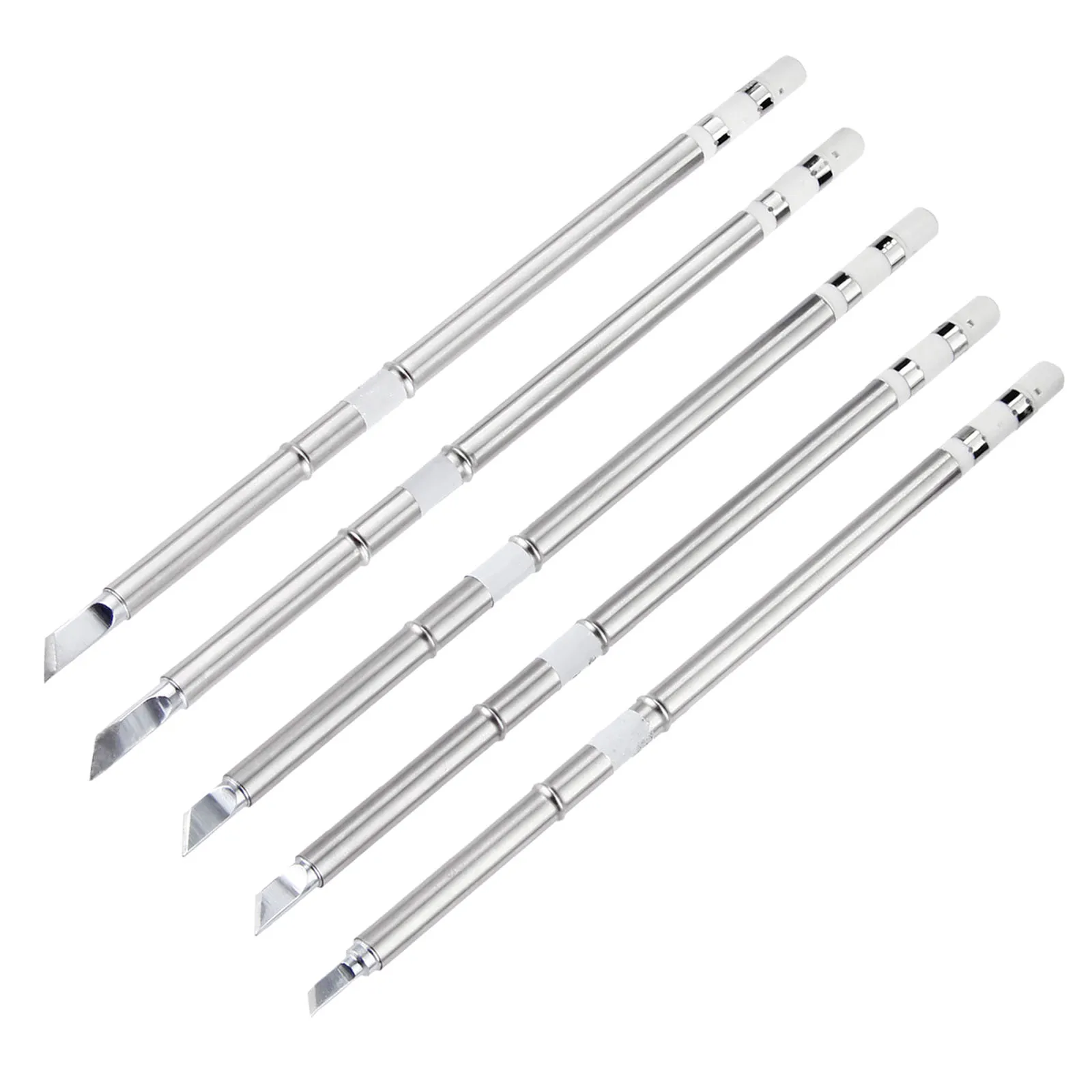 

5pcs/set T12 Solder Iron Tip T12-K, T12-KF, T12-KL, T12-KR, T12-KU For HAKKO FX-950, FX-951, FX-952, FM-202, FM-203, FM-204