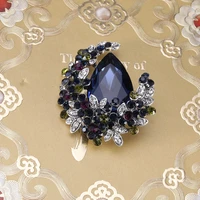 beadsland alloy inlaid rhinestone brooch design fashionable high end clothing accessories pin woman gift mm 909