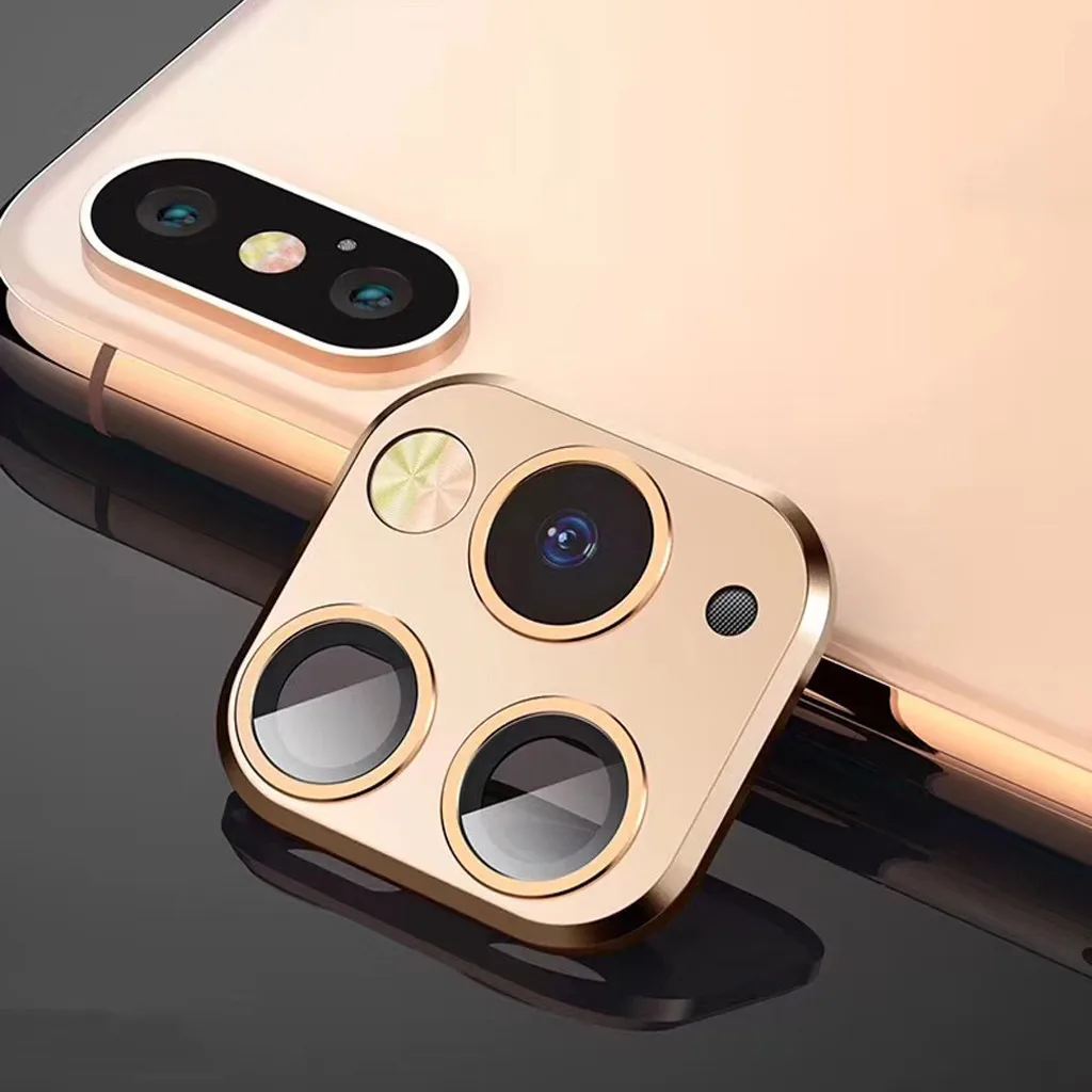 Фото 2 шт Наклейка на рассеиватель для iPhone X XS MAX Замена камеры Поддельные 11 Pro Max 2 шт Наклейка на рассеиватель для iPhone X XS MAX Замена камеры Поддельные 11 Pro Max