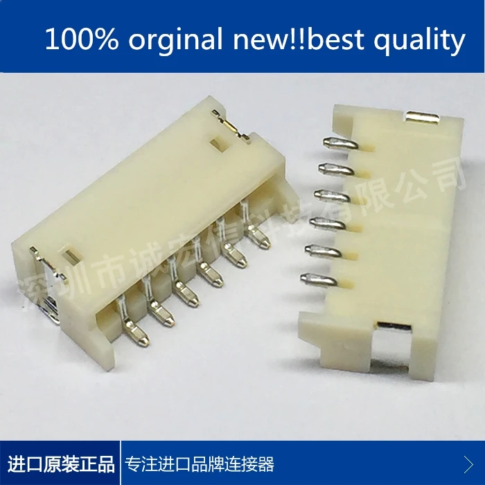 

10pcs orginal new in stock S6B-ZR-SM4A-TF(LF)(SN) 1.5MM 6P horizontal paste pin seat connector