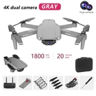 Мини Дрон E99 pro2, профессиональный Квадрокоптер с двойной камерой HD 4K 1080P Wi-Fi fpv, Радиоуправляемый Дрон, вертолет, игрушки для мальчиков, самолет vs E88
