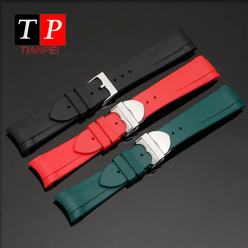 Высококачественный новый водонепроницаемый силиконовый ремешок для tudor22 мм