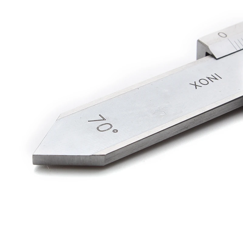 

0-20Mm Steel Digital Welding Seam Measure Vernier Weld Gauge Weld Inspection Ruler 60 70 80 90 Degree Angle Measure