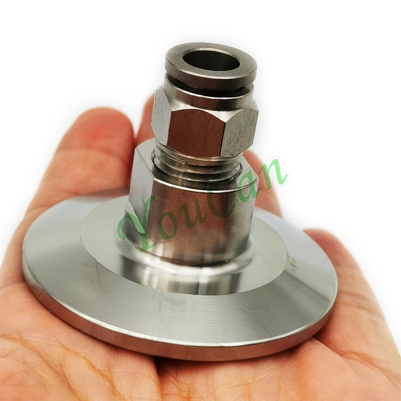 Гигиенический тройной зажим из нержавеющей стали пневматический трубчатый