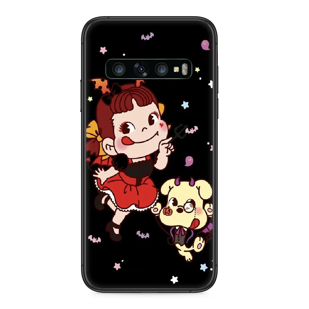 Милый молочный чехол Fujiya Peko для телефона девушек Samsung Galaxy S 10 20 3 4 5 6 7 8 9 Plus E Lite Uitra