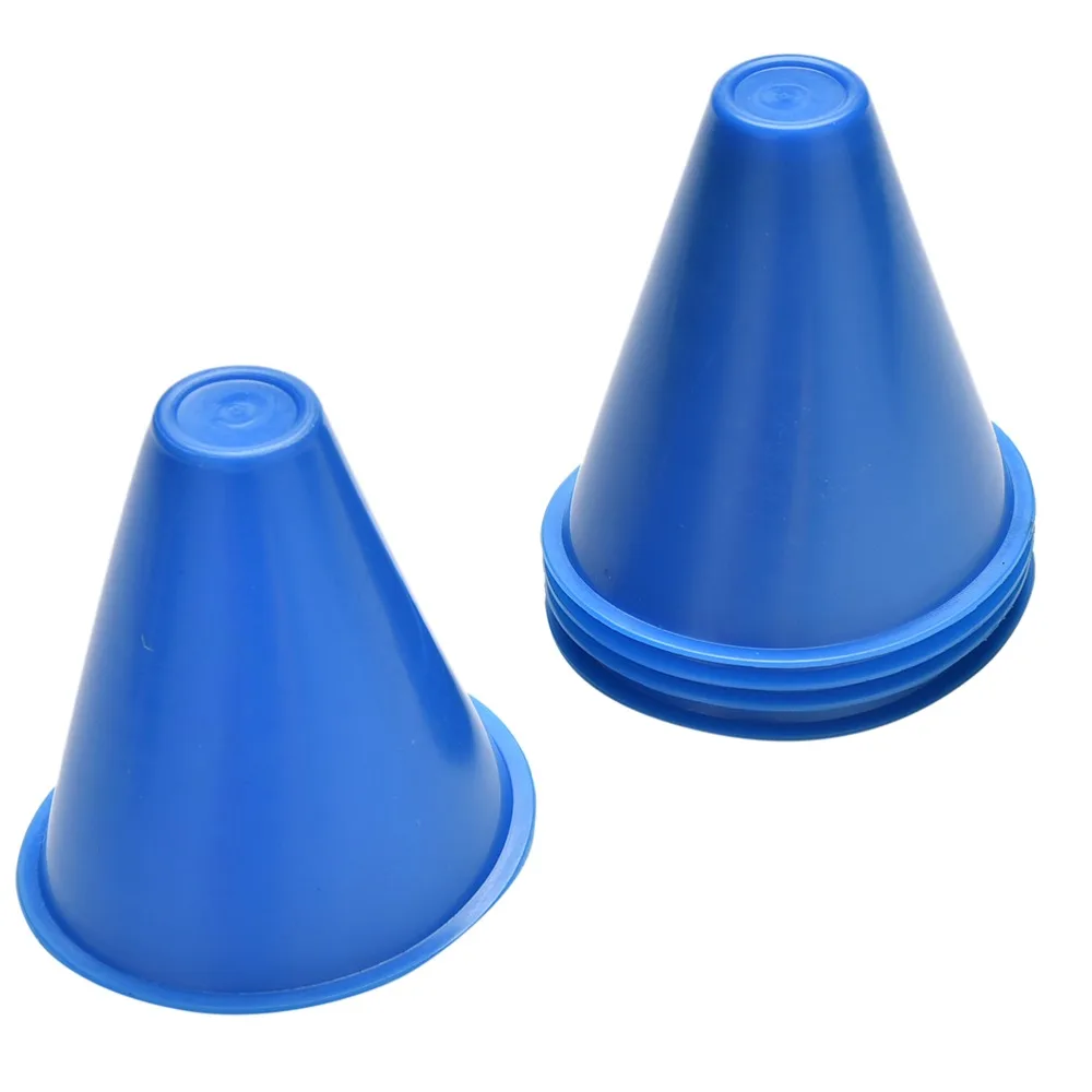 

5Pcs Skateboard Football Soccer Training Marker PE Cone Plate Football Rugby Space Marking Speed Training Equipment