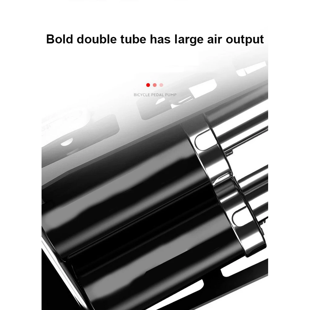 Насос надувной портативный с педалью мини-помпа высокого давления для