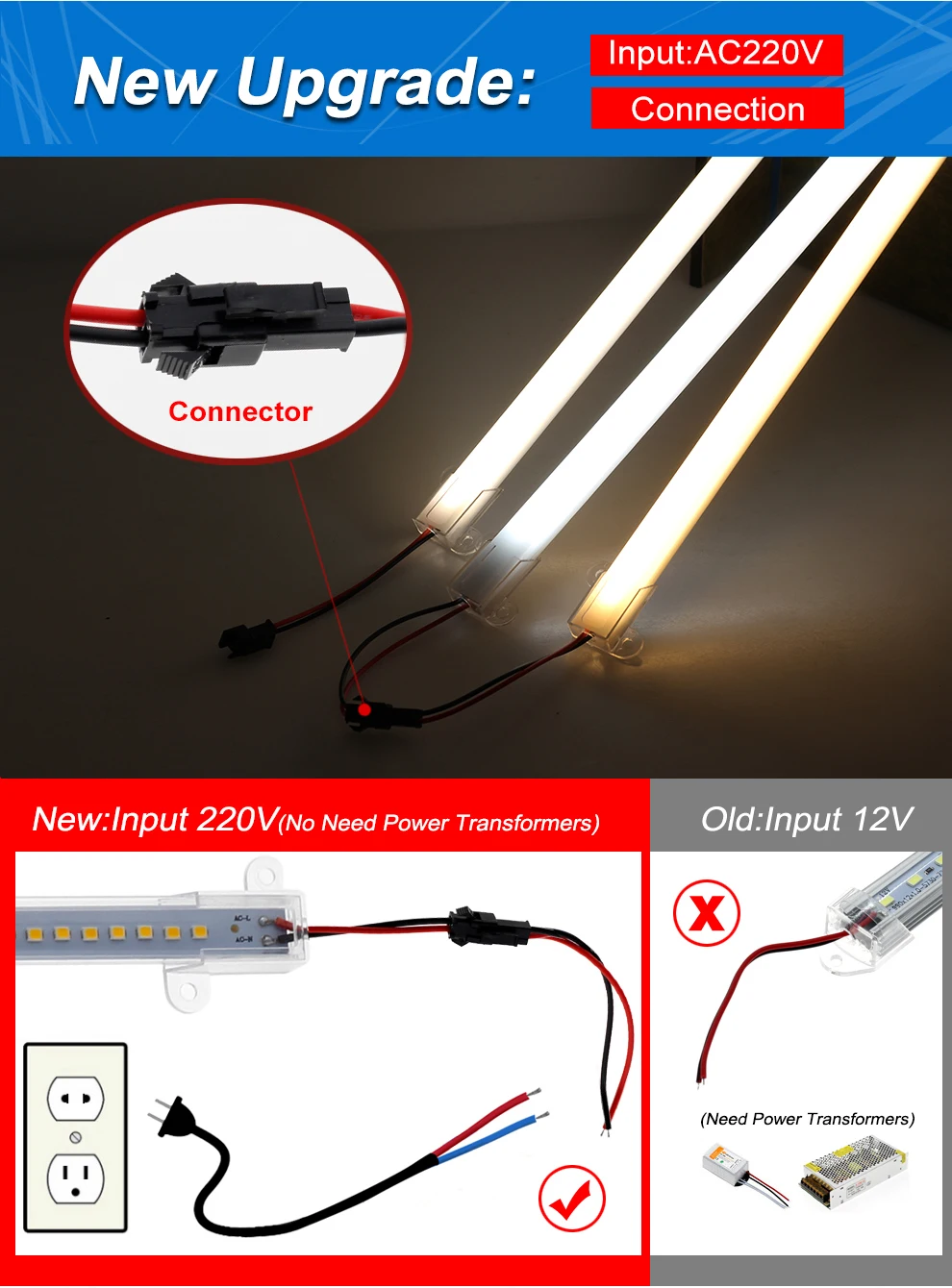 Светодиодная трубчатая лампа T5 высокого качества светодиодная холодный белый
