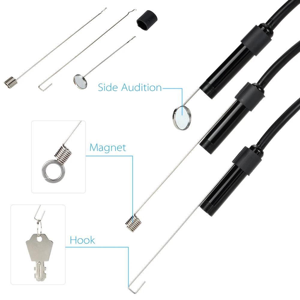 Автомобильный диагностический сканер инструмент Android OTG USB эндоскоп