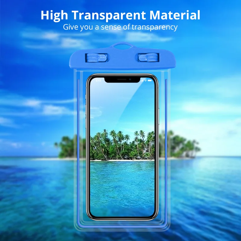 For poco m3 pro Waterproof Phone Case Pouch Drift Diving Swimming Bag Underwater Dry Bag Water Proof Case Cover For iphone 11