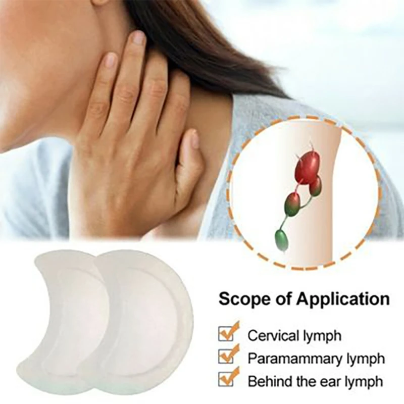 

Herbal Lymph Care Patch, 10 Pcs, Neck Lymph Node Anti-Swelling Patch ,Help to Remove Swelling and Pain Relief