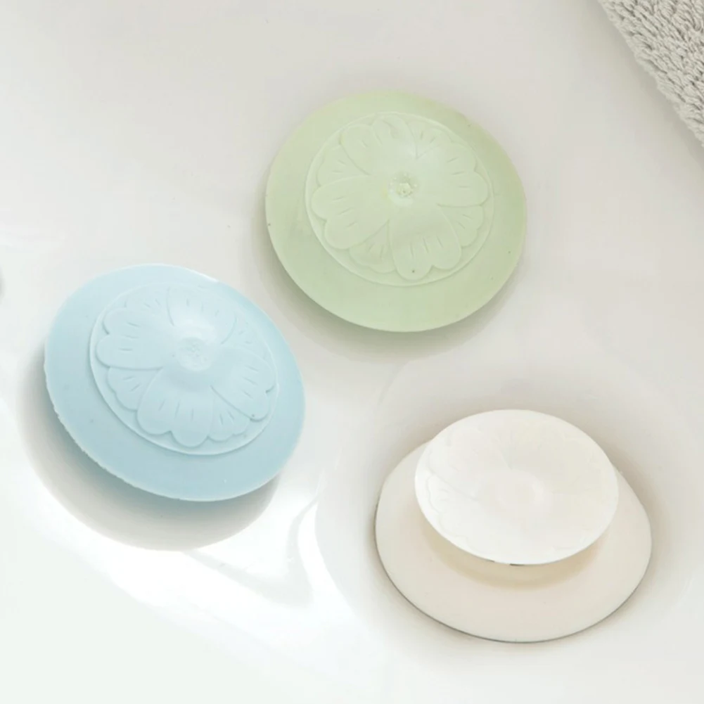

Drain Stopper 2 IN 1 Bathtub Sink Floor Hair Catcher Drain Protector Silicone Deodorant
