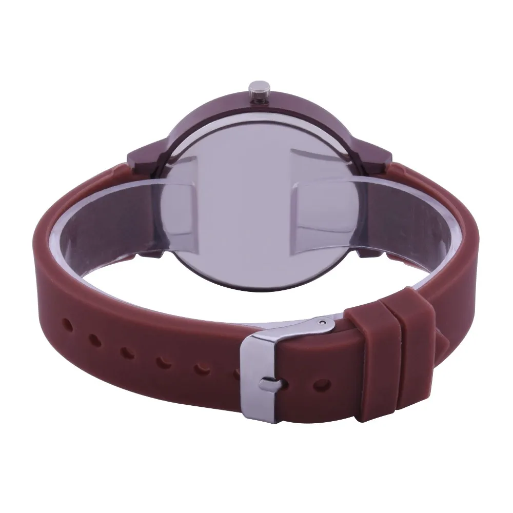 

Watch For Women Stylish Sleek Minimalist Candy Colors Fashion Silicone Band Analog Quartz Wrist Watch Watches Zegarek Damski F3