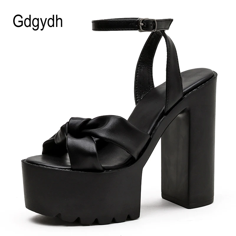 

Gdgydh/женские босоножки с бантиком-бабочкой; Обувь на платформе и высоком каблуке 14 см; Модная дизайнерская обувь в стиле панк; Классическая о...